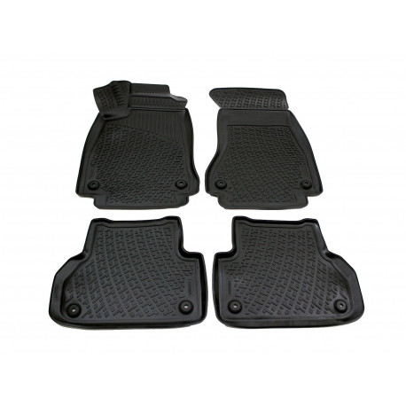 For specific model Rubber car floor mats for AUDI Q4 E-tron 2022-up | races-shop.com