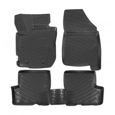 For specific model Rubber car floor mats for DACIA Duster 2 4x2 Prestige trim 2017 -2022 | races-shop.com