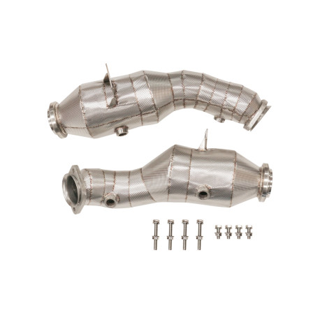 Down pipes and dump pipes Downpipe for Mercedes Benz C400 3.0 V6 2014+ | races-shop.com