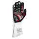 Gloves Race gloves Sparco ARROW+ with FIA (outside stitching) white | races-shop.com