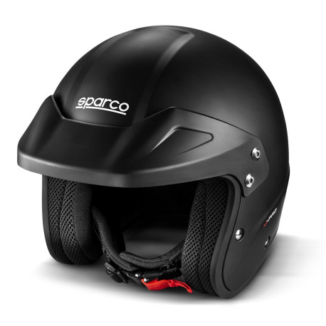 Open face helmets ECE open-face race helmet Sparco J-PRO, black | races-shop.com