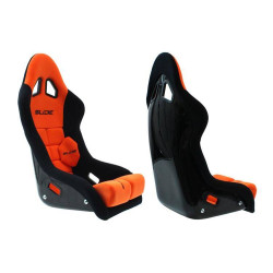 Racing seat Slide GT FIA Suede Orange