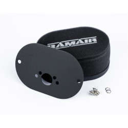 RAMAIR carburettor foam air filter with baseplate to fit SU HS4, HIF4, HIF38 1.5in (Mini Offset)