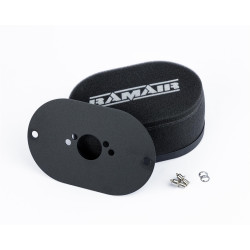 RAMAIR carburettor foam air filter with baseplate to fit SU HS2 1.25in