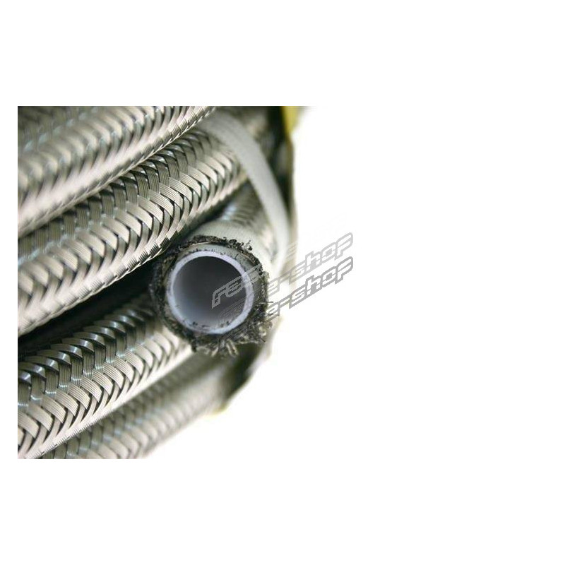 Fuel hose PTFE corrugated and steel braided AN10 (14,3mm) - 0,1m