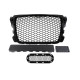 Body kit and visual accessories Grill Audi A3 8P RS-Style Bright Black 09-12 | races-shop.com