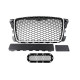 Body kit and visual accessories Grill Audi A3 8P RS-Style Chrome-Black 09-12 | races-shop.com