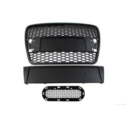 Grill Audi A6 C6 RS-Style Gloss Black 04-09