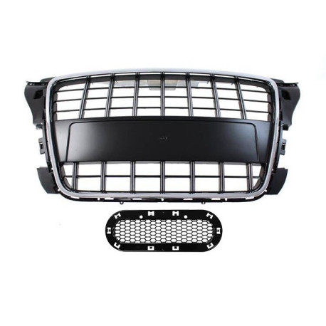 Body kit and visual accessories Grill Audi A3 8P S8-Style Chrome-Black 09-12 | races-shop.com