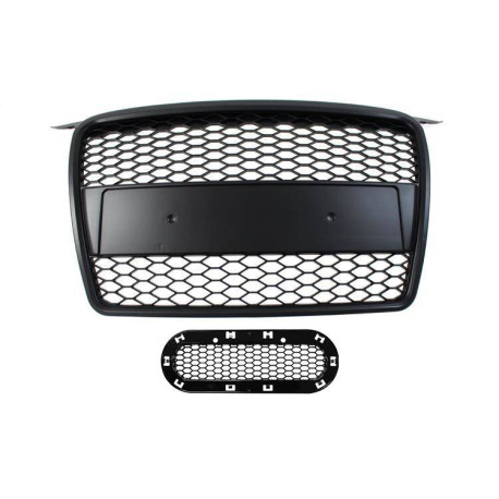 Body kit and visual accessories Grill Audi A3 8P RS-Style Gloss Black 05-08 | races-shop.com