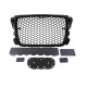 Body kit and visual accessories Grill Audi A3 8P RS-Style Bright Black PDC 09-12 | races-shop.com