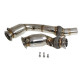 Down pipes and dump pipes Downpipe for BMW F83 S55 M4 2014+ | races-shop.com
