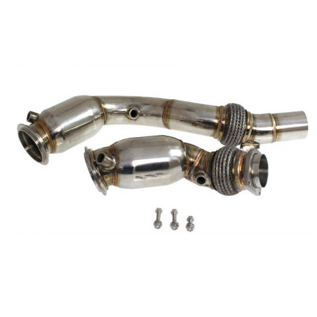 Down pipes and dump pipes Downpipe for BMW F83 S55 M4 2014+ | races-shop.com
