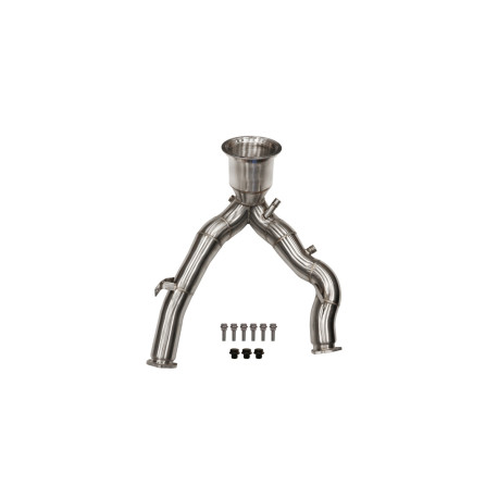 Down pipes and dump pipes Downpipe for Audi A7 C8 55TFSI, EA839 engine, 2018+ | races-shop.com