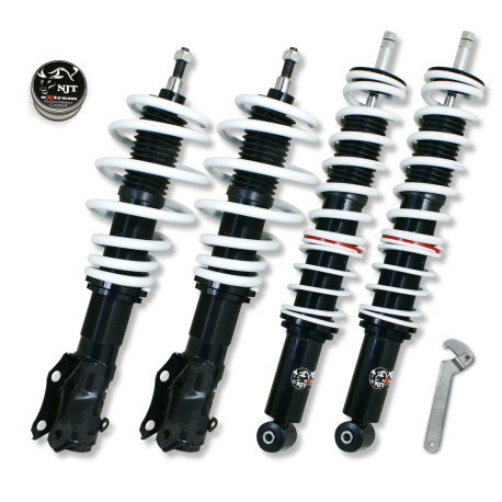 Polo NJT eXtrem Coilover Kit suitable for VW Polo 6N, 6N2 Facelift and Variant | races-shop.com
