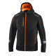 Hoodies and jackets SPARCO Men`s Technical SOFT-SHELL with Hood - black/orange | races-shop.com