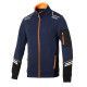 Hoodies and jackets SPARCO ALABAMA TECH FULL ZIP - blue/orange | races-shop.com