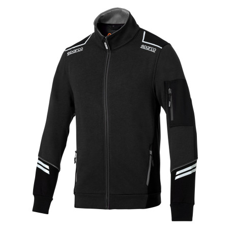 Hoodies and jackets SPARCO ALABAMA TECH FULL ZIP - black | races-shop.com