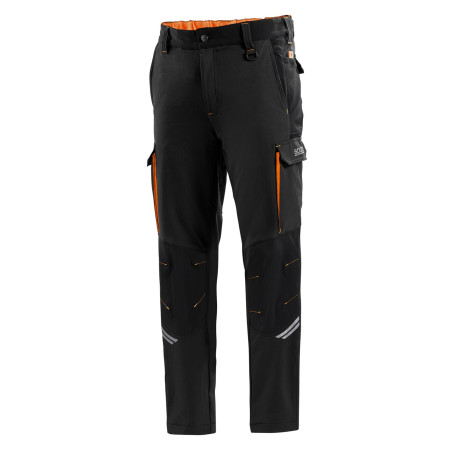 Equipment for mechanics SPARCO Technical Pants SPARCO OREGON black/orange | races-shop.com
