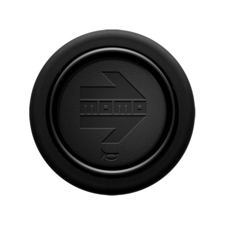 Universal quick release steering wheel hubs MOMO ARROW horn button, black leather 2CC BB | races-shop.com