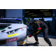 Gloves Mechanic gloves MOMO PIT STOP (internal stitching), black/yellow | races-shop.com