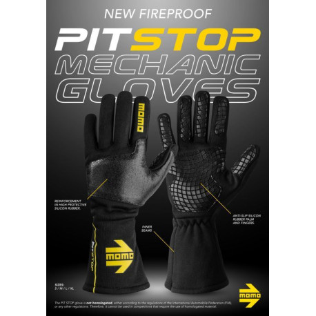 Gloves MOMO PIT STOP mechanic gloves | races-shop.com