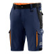 Equipment for mechanics SPARCO Teamwork short for men blue/orange | races-shop.com