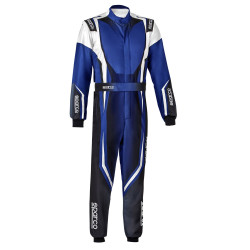 FIA children's racing suit SPARCO PRIME-K ADVANCED, blue/white