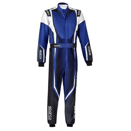 Suits FIA children`s racing suit SPARCO PRIME-K ADVANCED, blue/white | races-shop.com