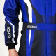 Suits FIA children`s racing suit SPARCO PRIME-K ADVANCED, blue/white | races-shop.com