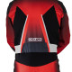 Suits FIA children`s racing suit SPARCO PRIME-K ADVANCED, red/black | races-shop.com