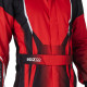 Suits SPARCO suit PRIME-K ADVANCED KID with FIA red/black | races-shop.com