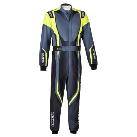 Suits FIA children's racing suit SPARCO PRIME-K ADVANCED, black/yellow | races-shop.com