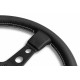 steering wheels 3 spoke steering wheel MOMO PROTOTIPO, 320mm, leather, flat, black | races-shop.com