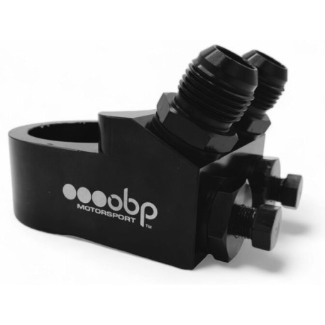 Oil filter adapters OBP oil sandwich plate with 4 ports and thermostat | races-shop.com