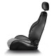 Sport seats without FIA approval - adjustable Sport seat Sparco GT black/white | races-shop.com