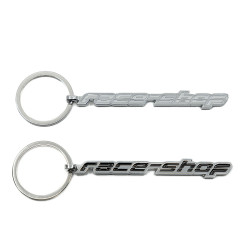 RACES metal "Race-Shop" logo keychain - Various colours