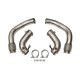 Down pipes and dump pipes Downpipe for VW Touareg III, EA839 engine, 2018+ | races-shop.com