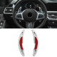 Paddle shifters Aluminium paddle shifters for BMW X5M F85 X6M F86 14-19, silver | races-shop.com