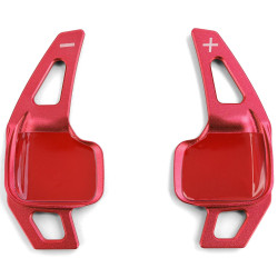 Aluminium paddle shifters for BMW X1 F48 X4 F26 X5 F15 X6 F16, red