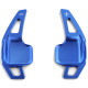 Paddle shifters Aluminium paddle shifters for BMW 1er F20 F21 2er F22 F23 F45 F46, blue | races-shop.com