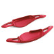 Paddle shifters Aluminium paddle shifters for BMW M2 F87 M3 F80 M5 F90 M8 F91 F92, red | races-shop.com