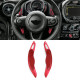 Paddle shifters Aluminium paddle shifters for Mini Clubman F54 Countryman F60, red | races-shop.com