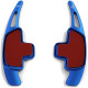 Paddle shifters Aluminium paddle shifters for Mercedes GLE W166 C292 C167 GLS X166, blue | races-shop.com