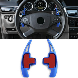 Aluminium paddle shifters for Mercedes GL X166 GLA X156, blue