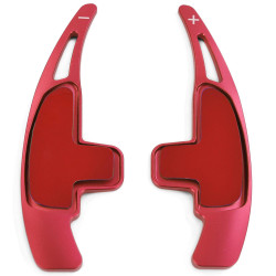 Aluminium paddle shifters for Mercedes AMG A45 W176 C63 W204 E63 W212, red