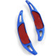 Paddle shifters Aluminium paddle shifters for Mercedes AMG A35 A45 C43 C63 W205 S205, blue | races-shop.com