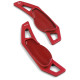 Paddle shifters Aluminium paddle shifters for Smart ForFour 453 14-18, red | races-shop.com