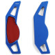 Paddle shifters Aluminium paddle shifters for Smart ForTwo 451 Coupe Cabrio 09-19, blue | races-shop.com