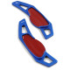 Paddle shifters Aluminium paddle shifters for Smart ForTwo 451 Coupe Cabrio 09-19, blue | races-shop.com